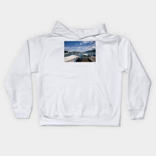 Iseo Town Marina, Italy Kids Hoodie